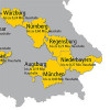 Verteilgebietskarte Bayern